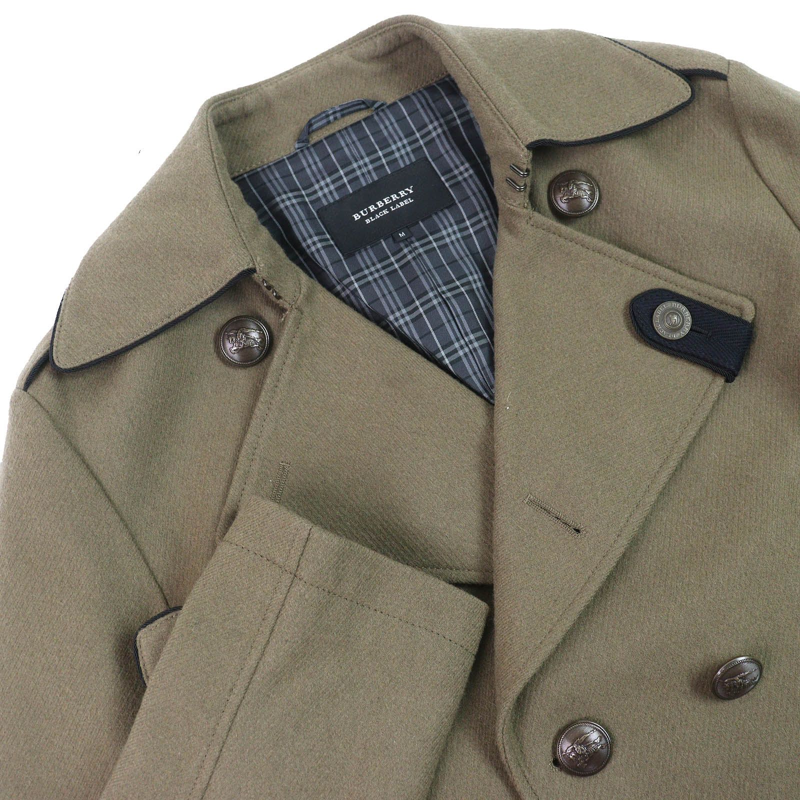 美品△BURBERRY BLACK LABEL バーバリーブラックレーベル 裏地チェック 