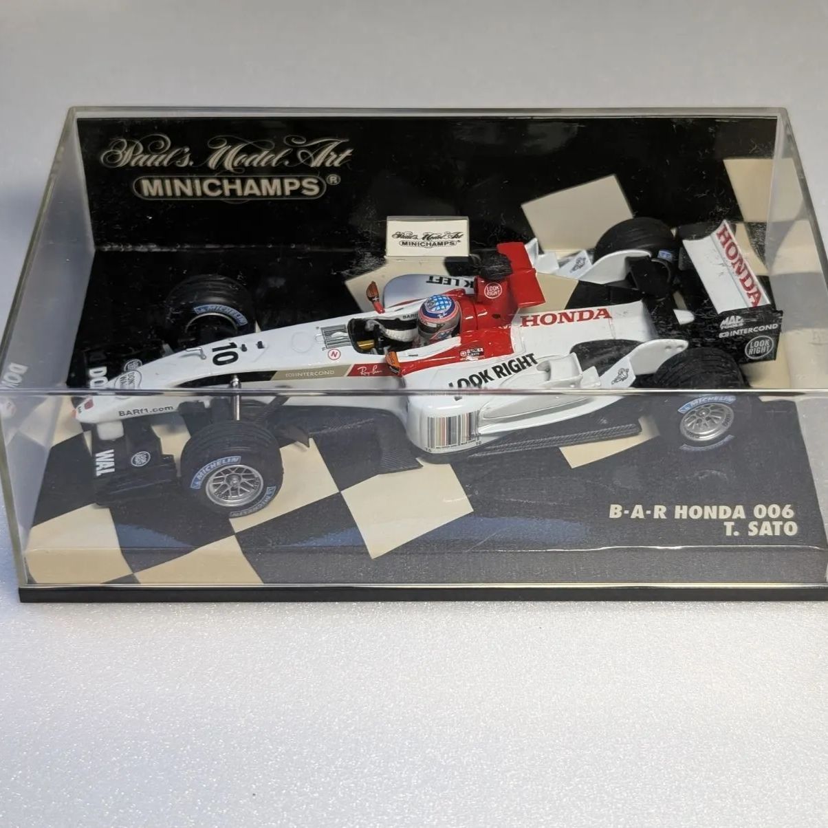 2台セット ミニチャンプス 1/43 BAR006 佐藤琢磨 通常バージョン 日本
