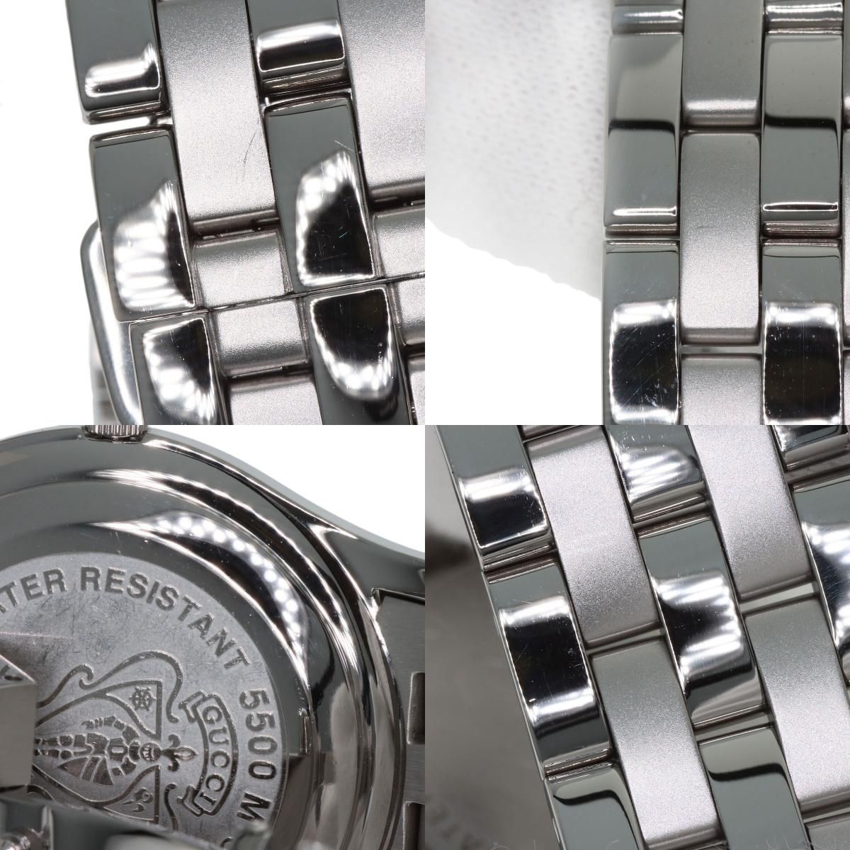Gucci GUCCI グッチ 5500M 円形 ラウンド 銀 シルバー Silver 
