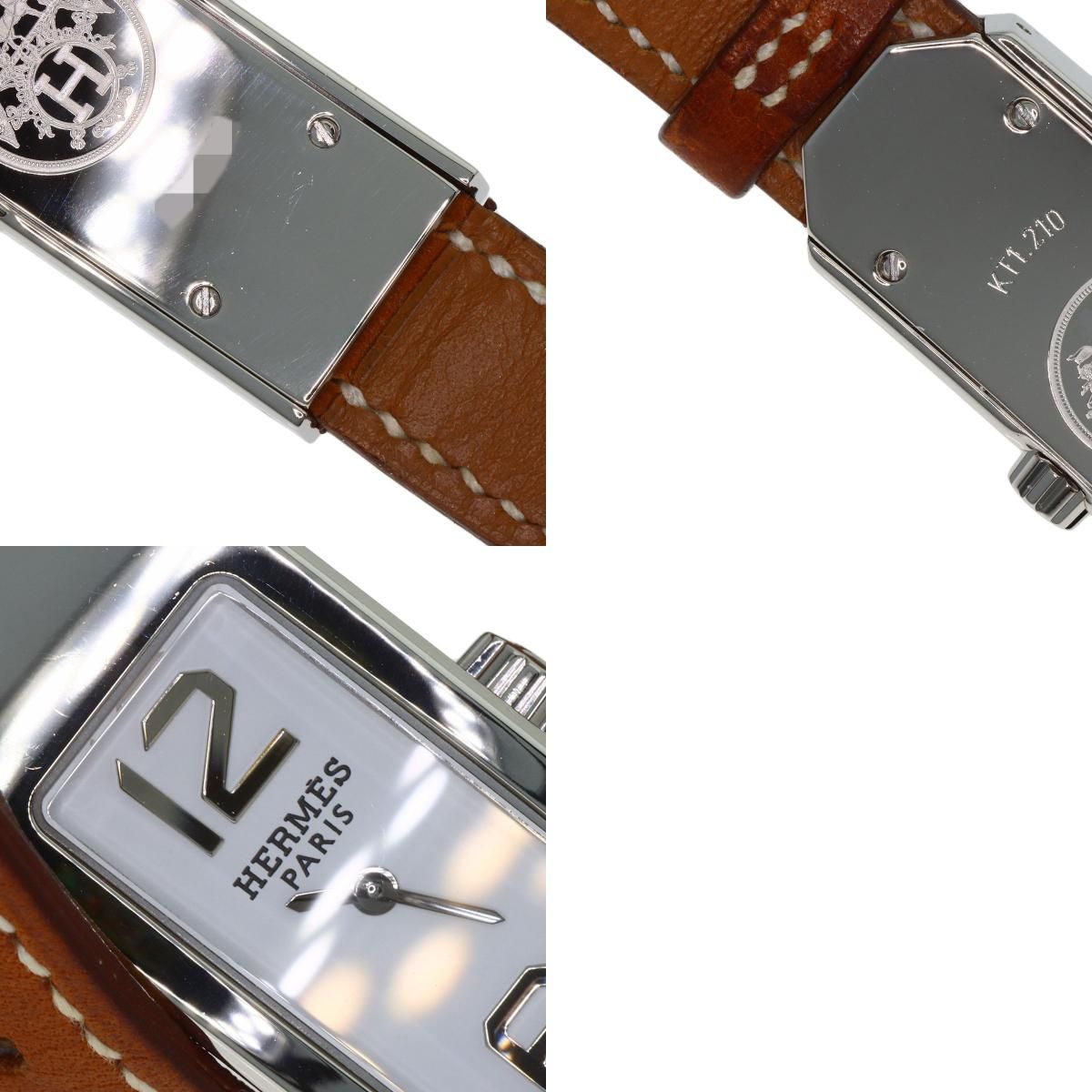 HERMES エルメス KT1.210 エルメス ケリー2 ドゥブルトゥール 腕時計 