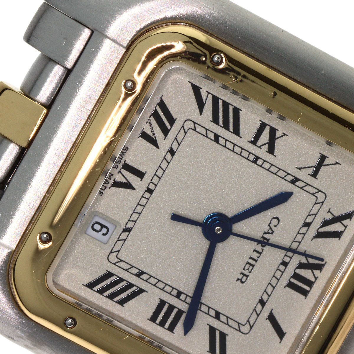 CARTIER カルティエ パンテール MM 1ロウ 腕時計 SS SSxK18YG ボーイズ