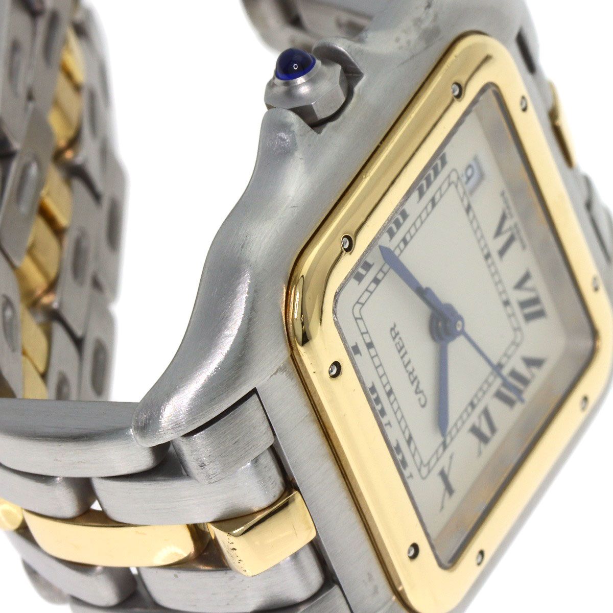 CARTIER カルティエ パンテール MM 1ロウ 腕時計 SS SSxK18YG ボーイズ
