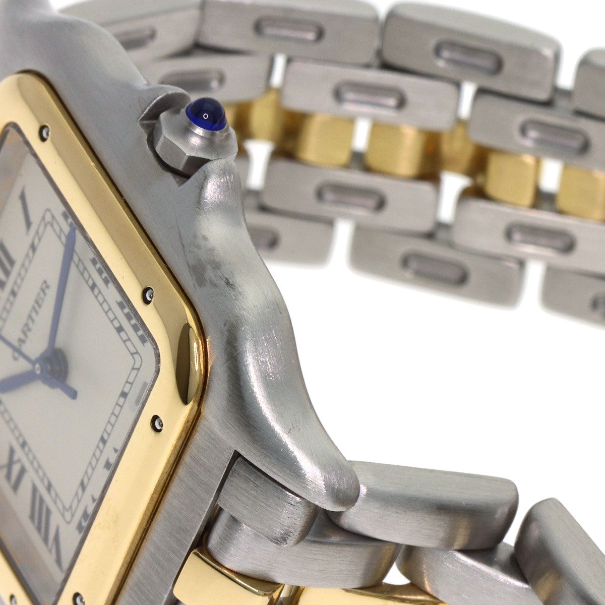 CARTIER カルティエ パンテール MM 1ロウ 腕時計 SS SSxK18YG ボーイズ