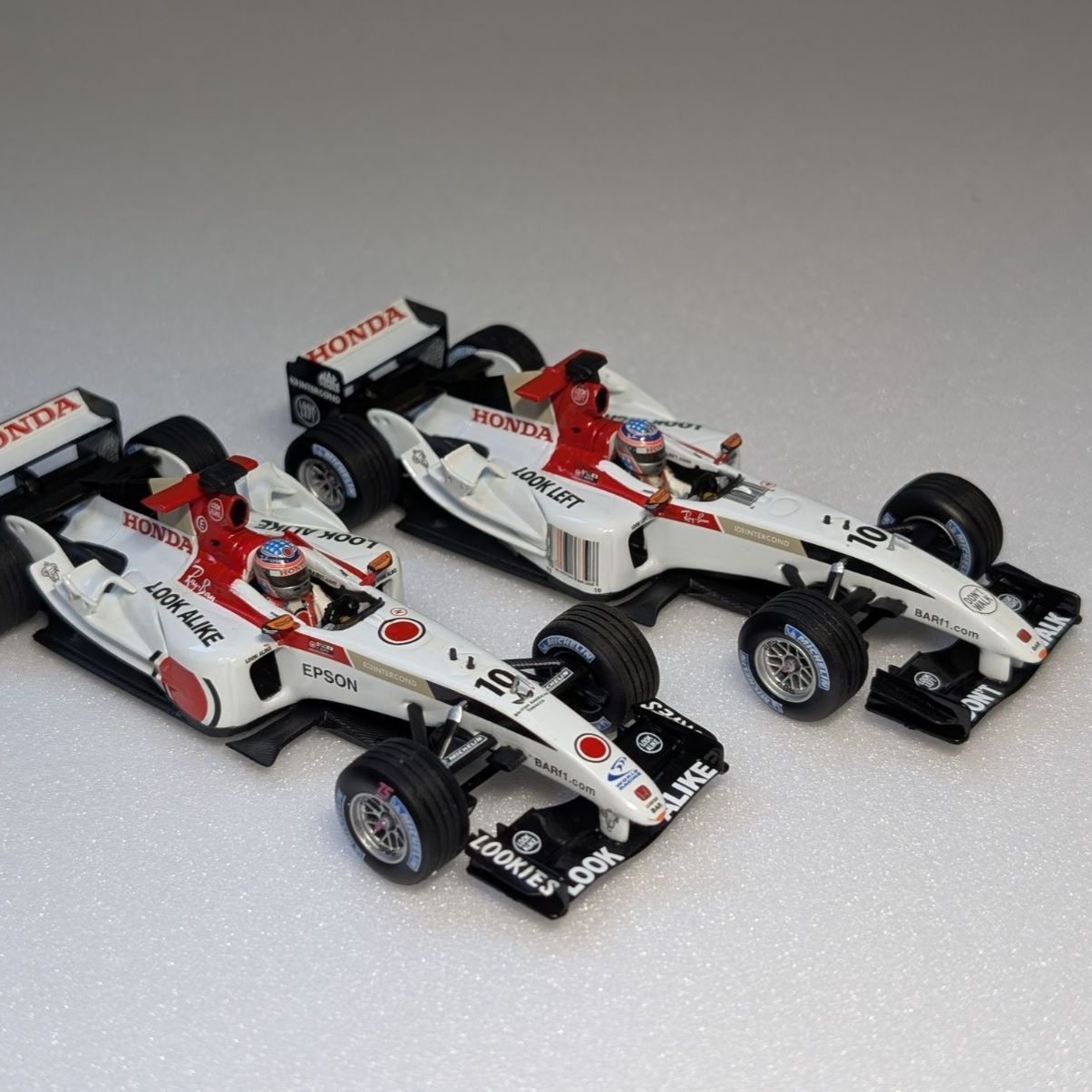 2台セット ミニチャンプス 1/43 BAR006 佐藤琢磨 通常バージョン 日本