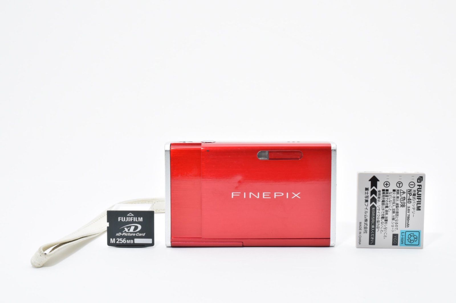 フジフイルム FUJIFILM FinePix Z2 レッド ストラップ・xD