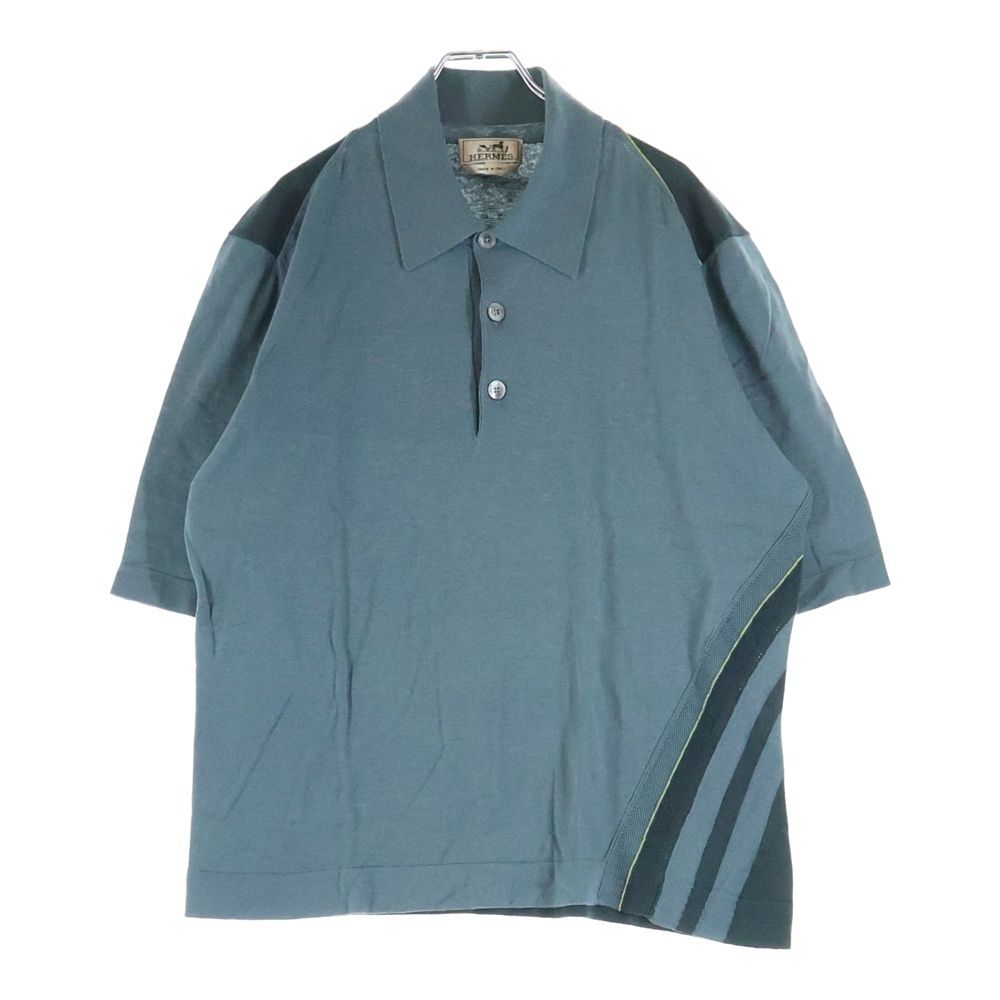 専用 高級 HERMES エルメス カシミヤ ニットポロシャツ ジップアップ 専用 高級 HERMES エルメス カシミヤ ニットポロシャツ ジップアップ