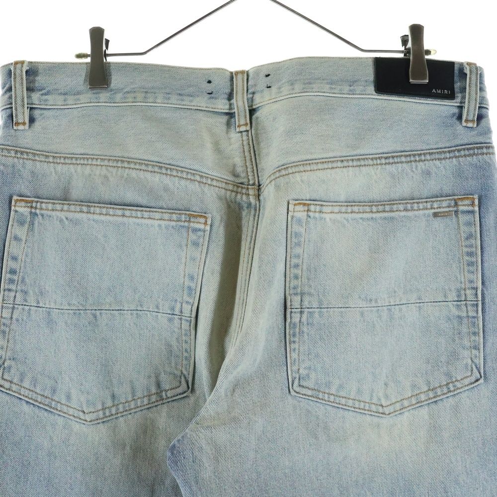 AMIRI アミリ SAFARI STRAIGHT JEAN サファリ チータープリント ストレイトデニムパンツ インディゴ AMIRI (アミリ) SAFARI STRAIGHT JEAN サファリ チータープリント