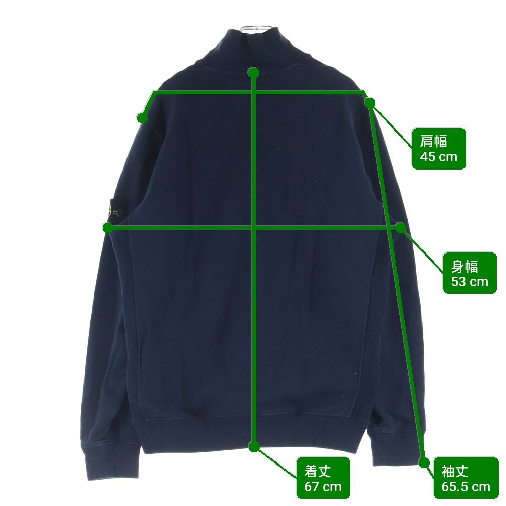 STONE ISLAND (ストーンアイランド) 24AW Half Zip Sweatshirt