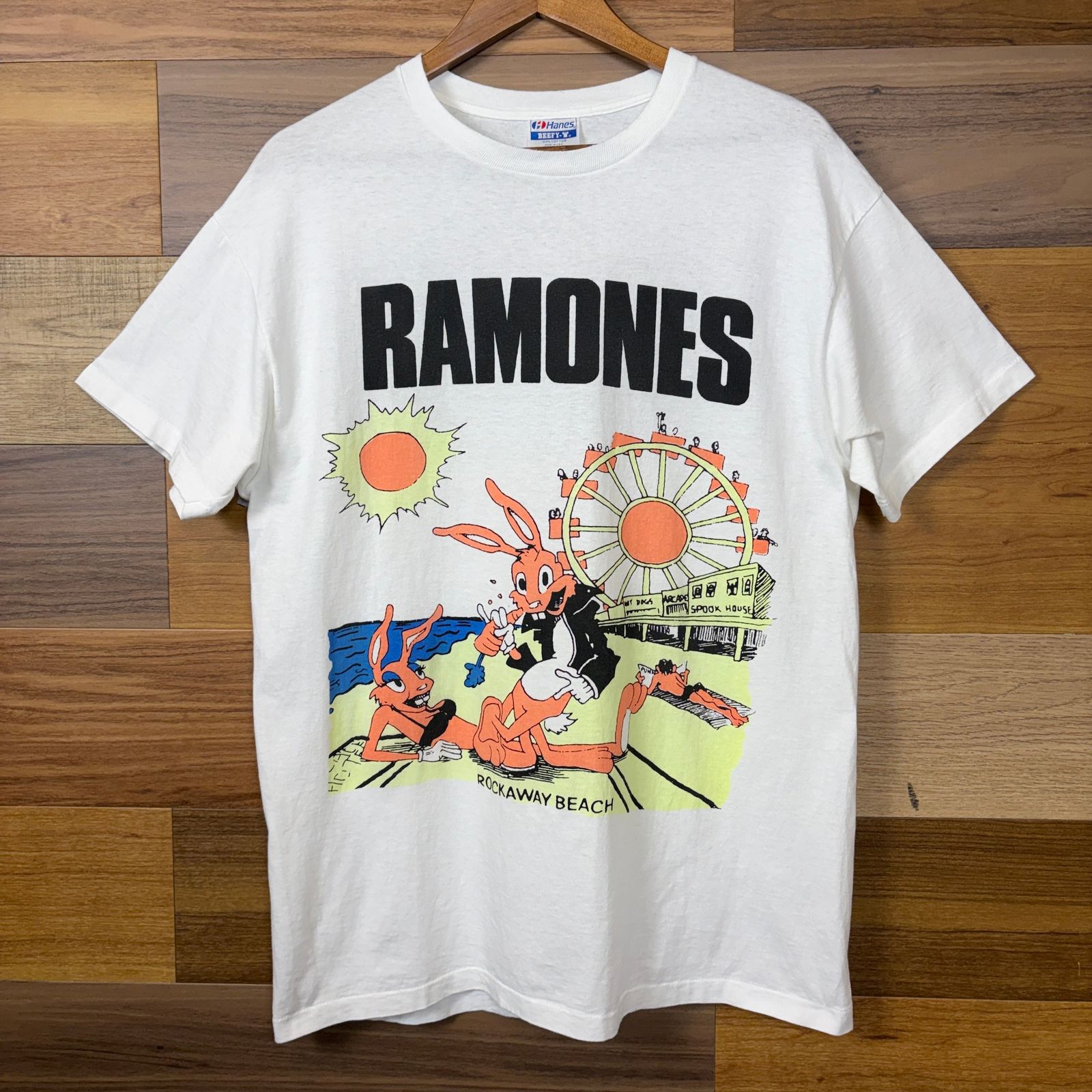 USA製 80s RAMONE ラモーンズ 初期PUNK バンドT ロックT T-sh Tシャツ