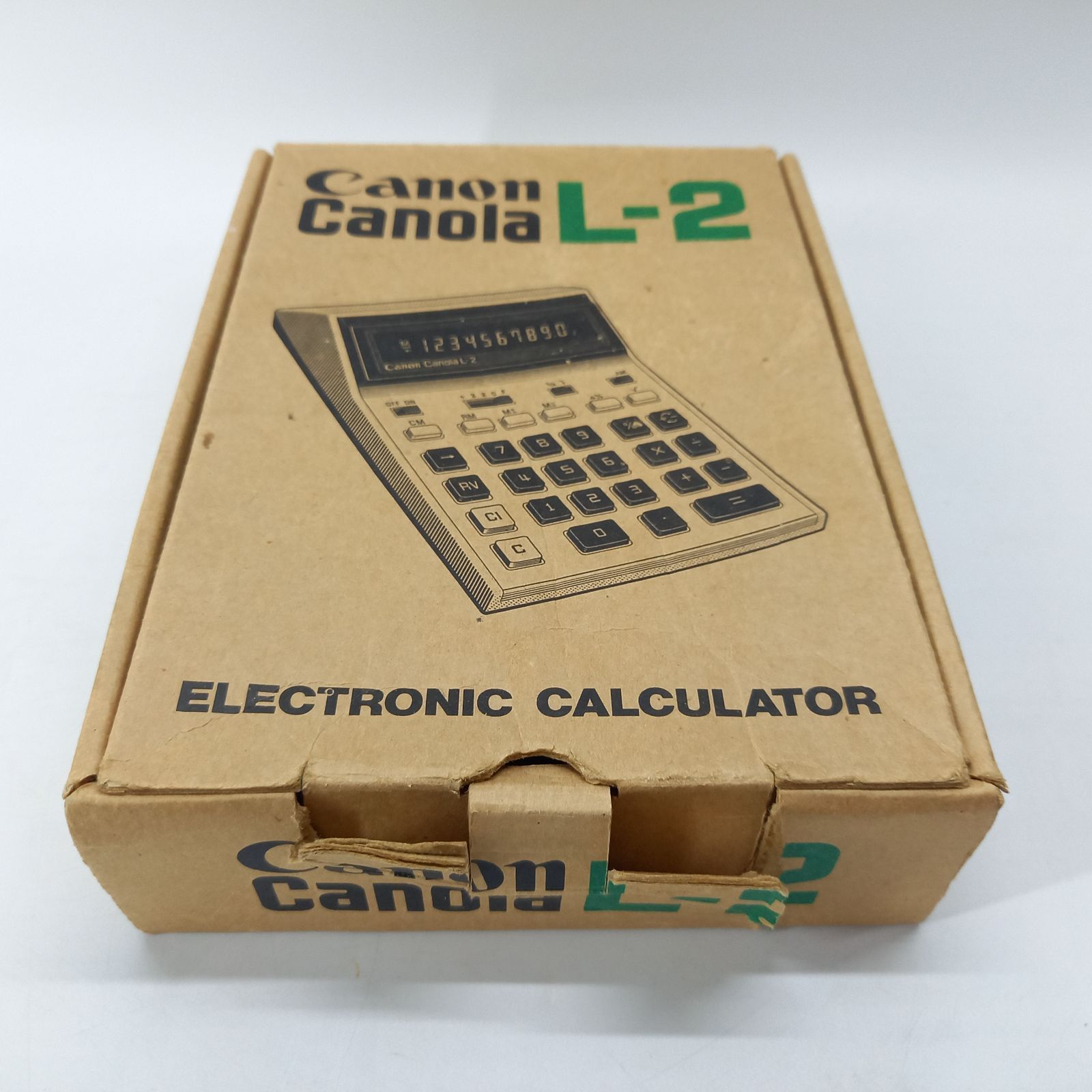 キャノン Canola L-2 電卓 計算機 昭和レトロ ヴィンテージ Canon