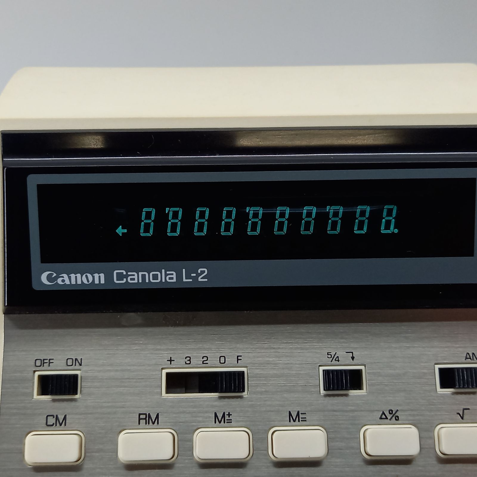 キャノン Canola L-2 電卓 計算機 昭和レトロ ヴィンテージ Canon