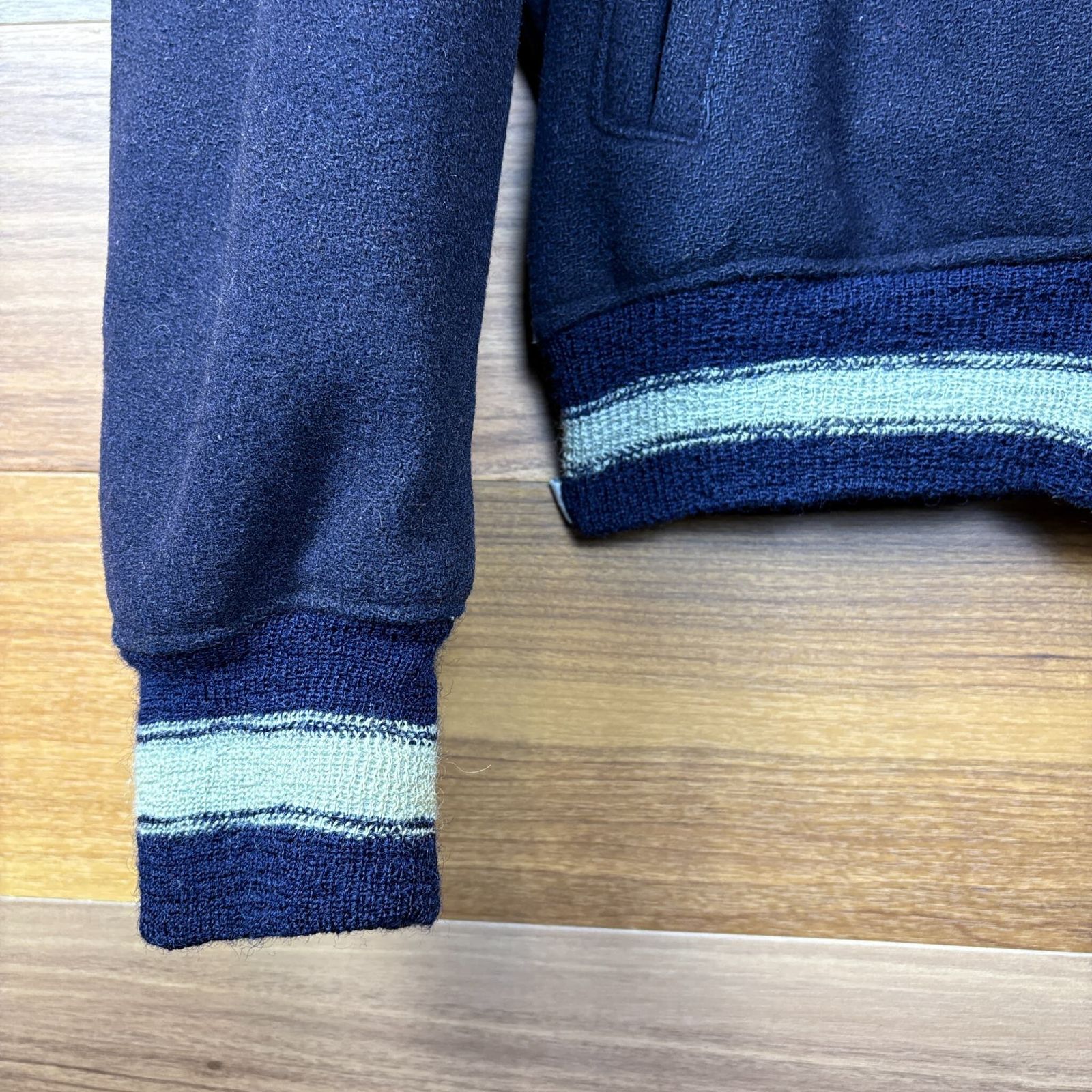 40s CRAFT 襟付き ボタンスタジャン ボタスタ アワードジャケット 