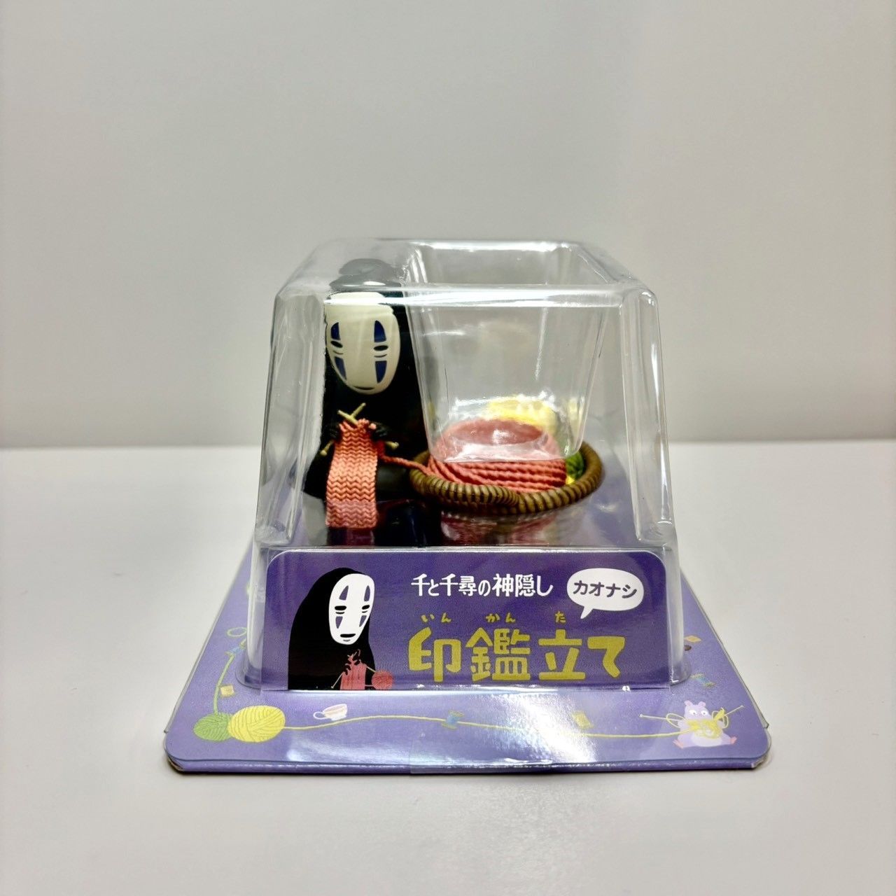 c180【新品・未使用品】千と千尋の神隠し カオナシ 印鑑立て ペン立て