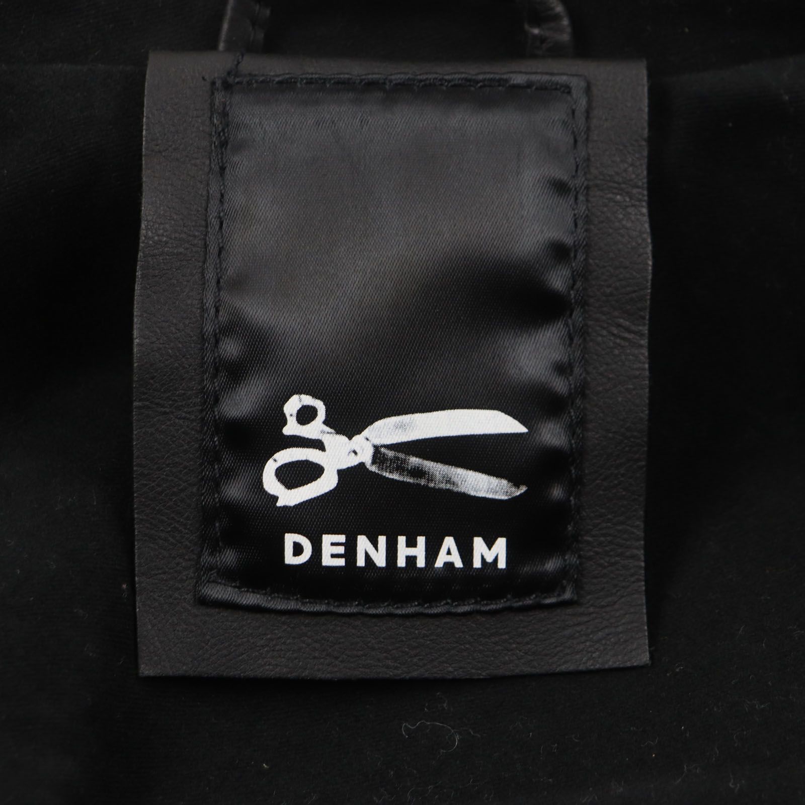 極美品▽DENHAM デンハム 01-13-06-25-001 CODY RL 牛革 レザー 切替 