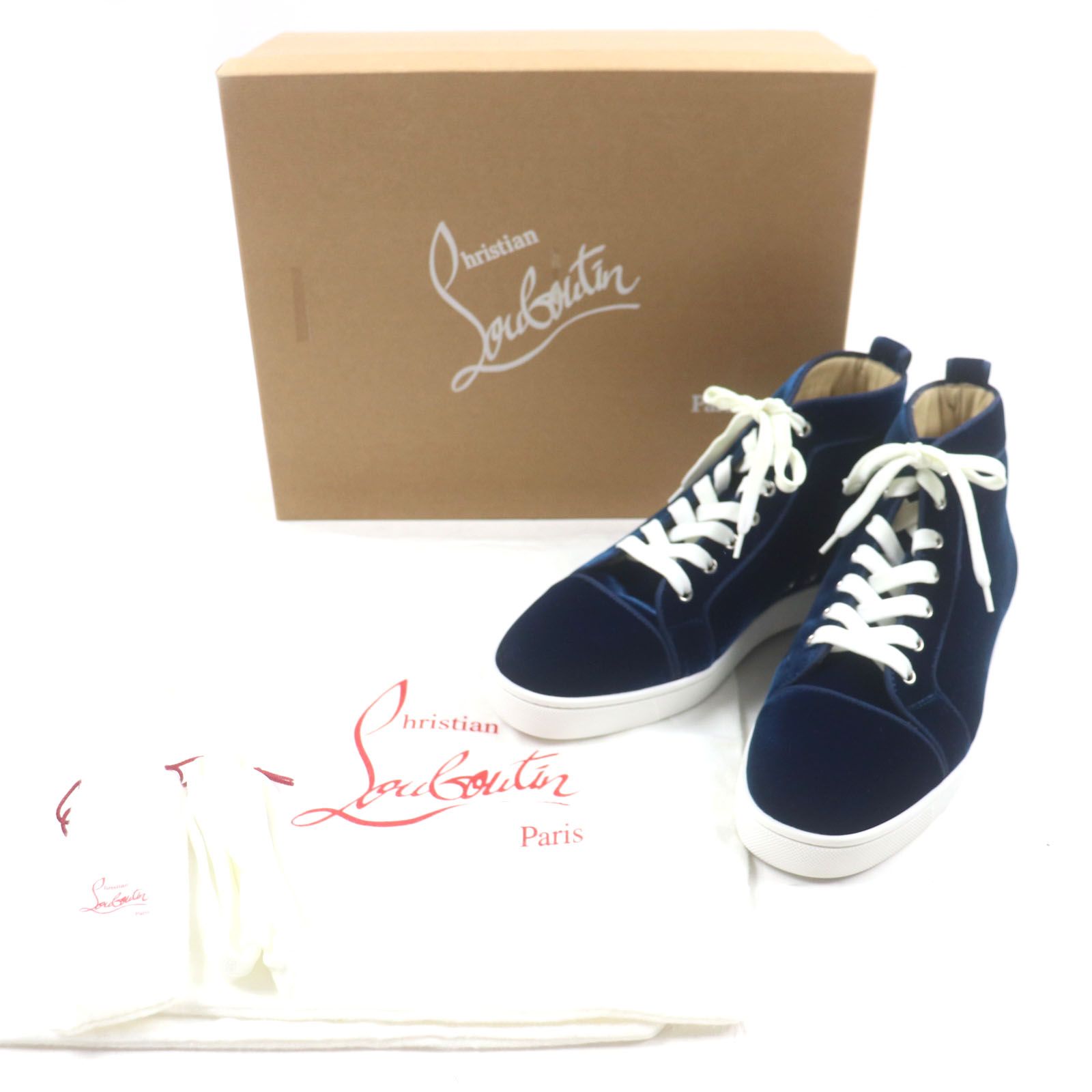 極美品▽Christian Louboutin クリスチャンルブタン LOUIS ORLATO FLAT 