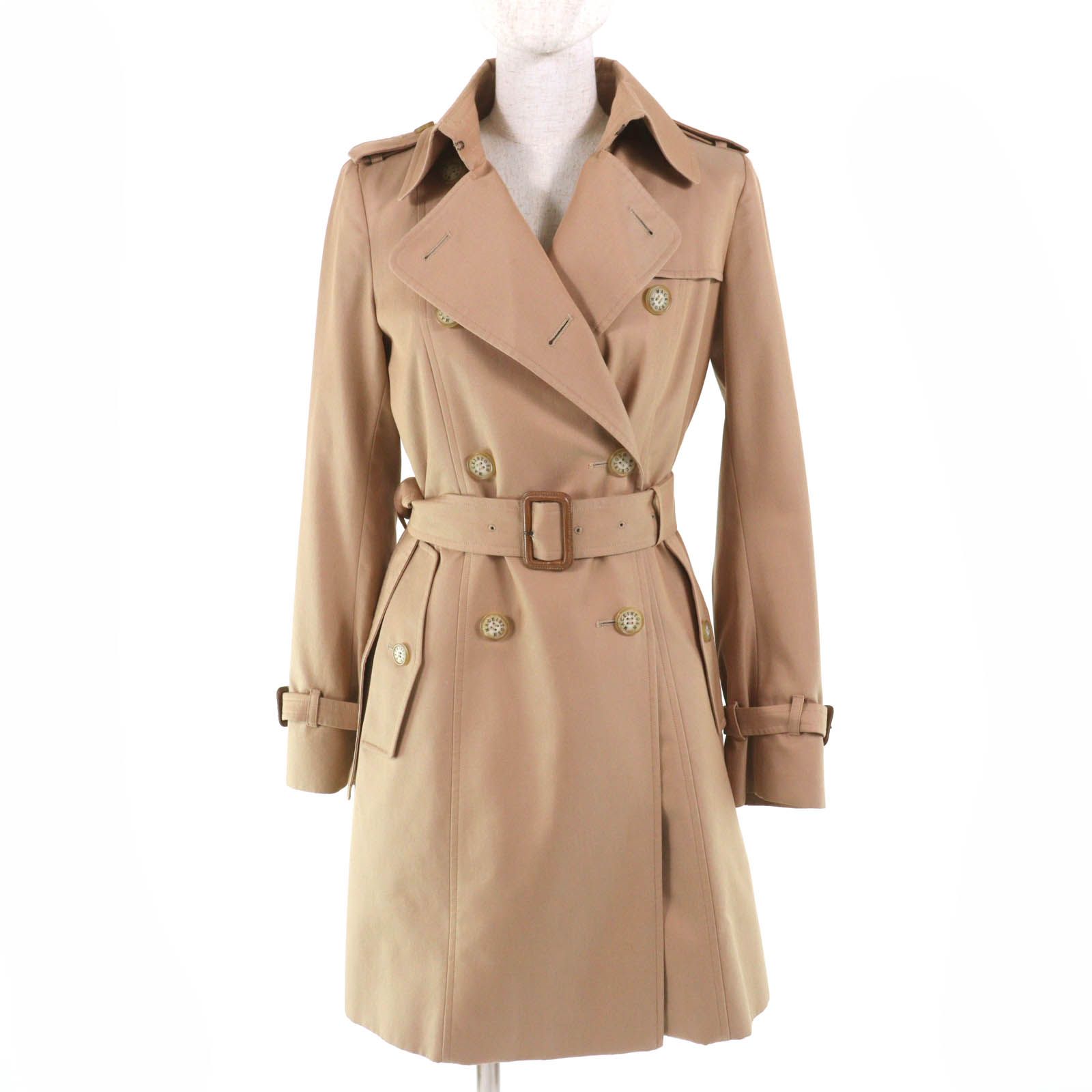 美品☆Mackintosh マッキントッシュ コットン100％ ロゴボタン・ウール