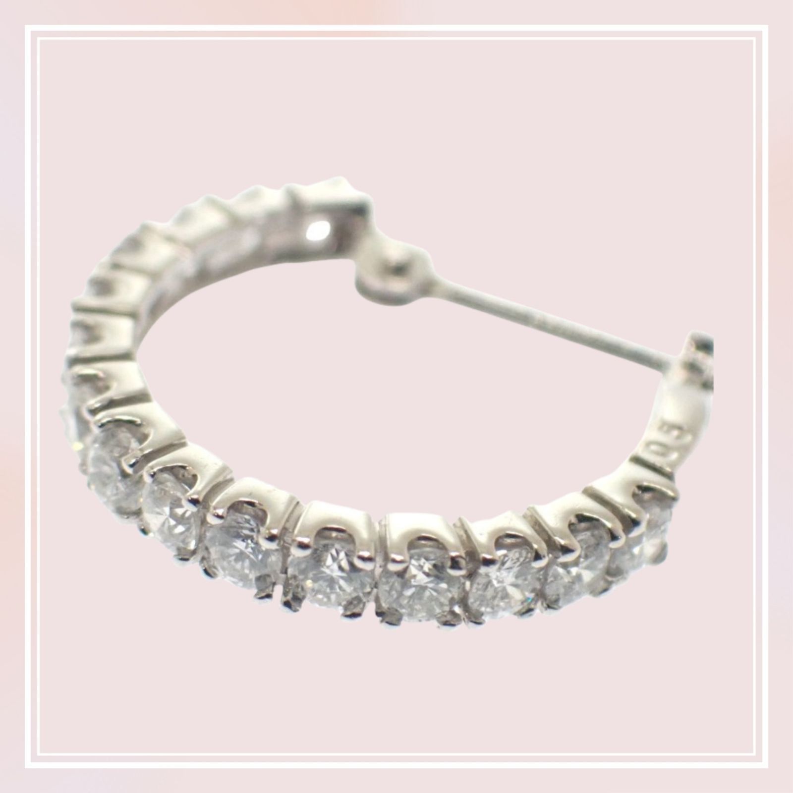 no brand】ノーブランド no brand デザインジュエリー フープ ピアス 