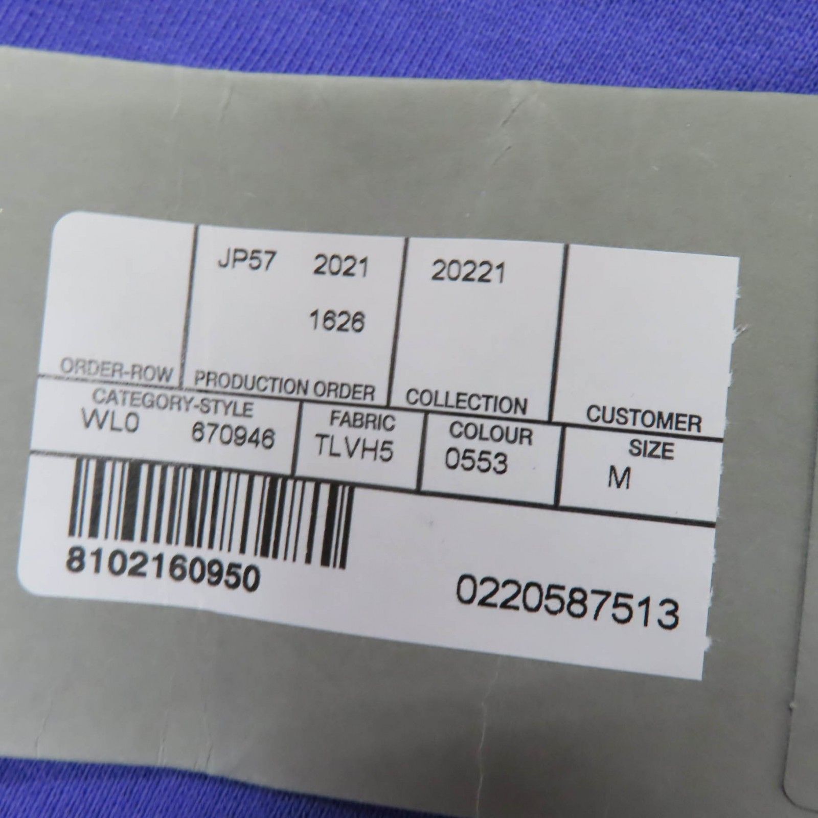 未使用品☆BALENCIAGA バレンシアガ 2021年製 670946 Bebe コットン100％ ストーン・フード付 パーカー パープル M 正規品 レディース BALENCIAGA - 未使用品☆BALENCIAGA バレンシアガ 2021年製 670946