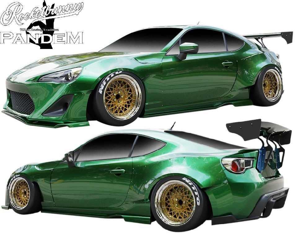 M's】 トヨタ 86 ZN6 (2012.4-2021.10) PANDEM V1 GTウイング GT-WING