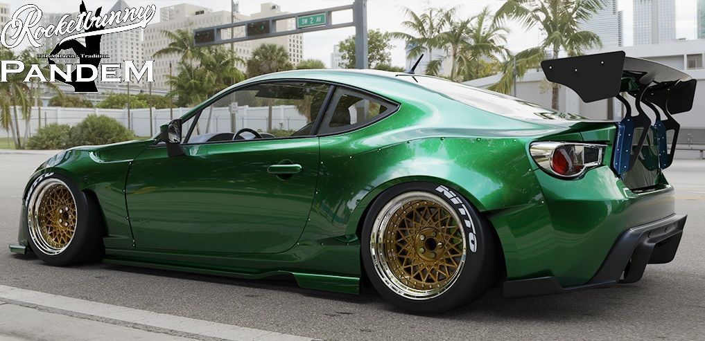 M's】 トヨタ 86 ZN6 (2012.4-2021.10) PANDEM V1 GTウイング GT-WING