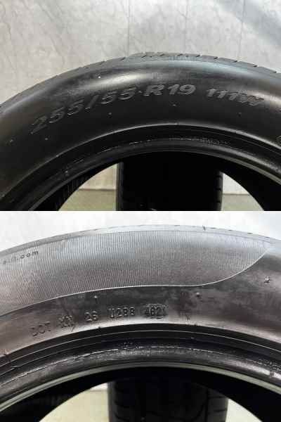 PIRELLI P ZERO LR 255/55R19 19インチ 夏タイヤ 2本 バリ溝 21年