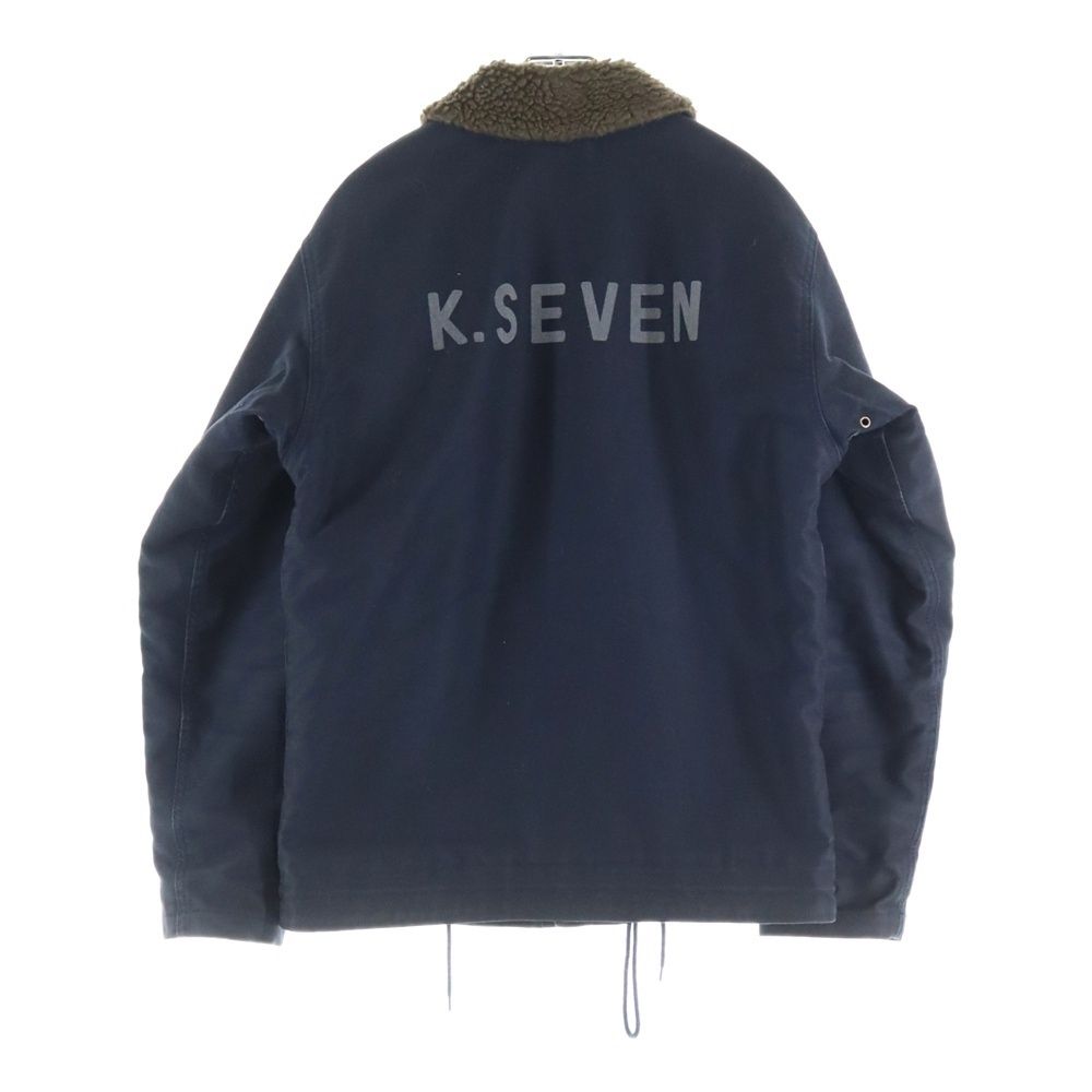 TENDERLOIN テンダーロイン N-1 K.SEVEN アルパカウール デッキジャケット ネイビー TENDERLOIN (テンダーロイン) N-1 K.SEVEN アルパカウール デッキ