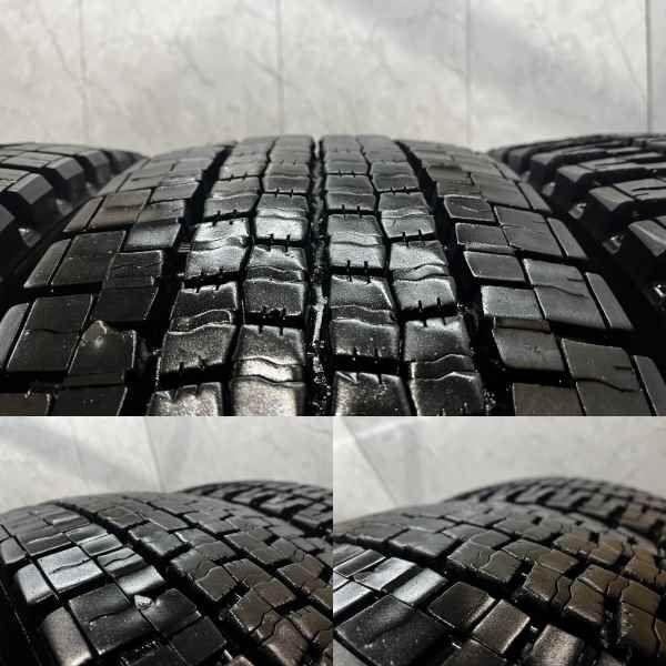 DUNLOP DECTES SP001 245/80R17.5 133/131J 17.5インチ トラックタイヤ スタッドレス 6本 バリ溝 増トン ユニック等　(KTI530) クレジットカード QRコード決済可 DUNLOP DECTES SP001 245/80R17.5 133/131J 17.5インチ トラックタイヤ