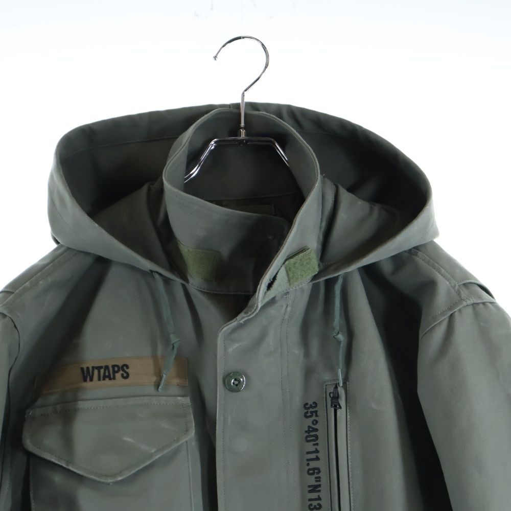 WTAPS ダブルタップス 20AW WSFM JACKET 裏地キルティング コットンツイル ミリタリー 中綿ジャケット オリーブ 202WVDT-JKM01 WTAPS (ダブルタップス) 20AW WSFM JACKET 裏地キルティング コットン