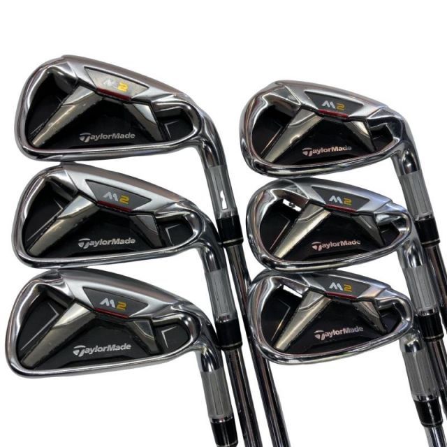 中古 テーラーメイド M2 6S アイアンセット IR RE-AX 90 STEEL JAPAN