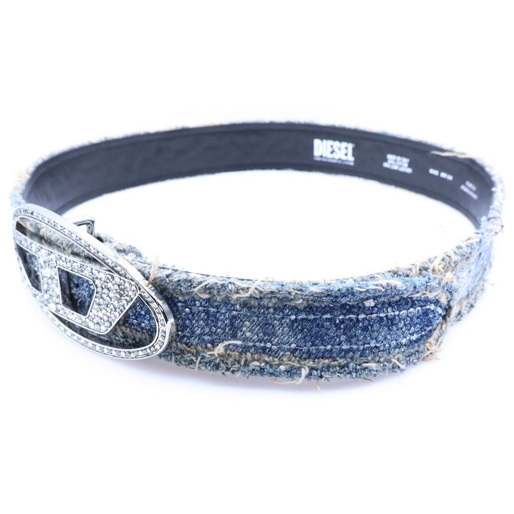 DIESEL (ディーゼル) 25SS B-1DR STRASS オールラインストーン Dロゴ