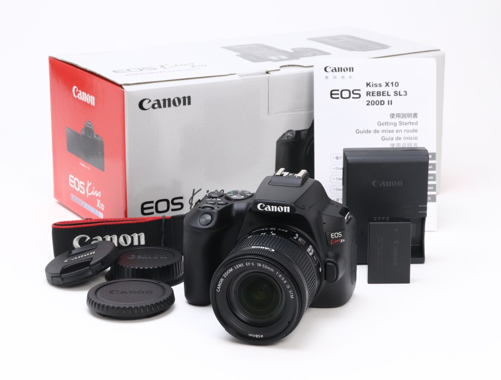 同梱可】良品 家電 カメラ Canon EOS Kiss X7 動作品 EF-S 18-55mm f 