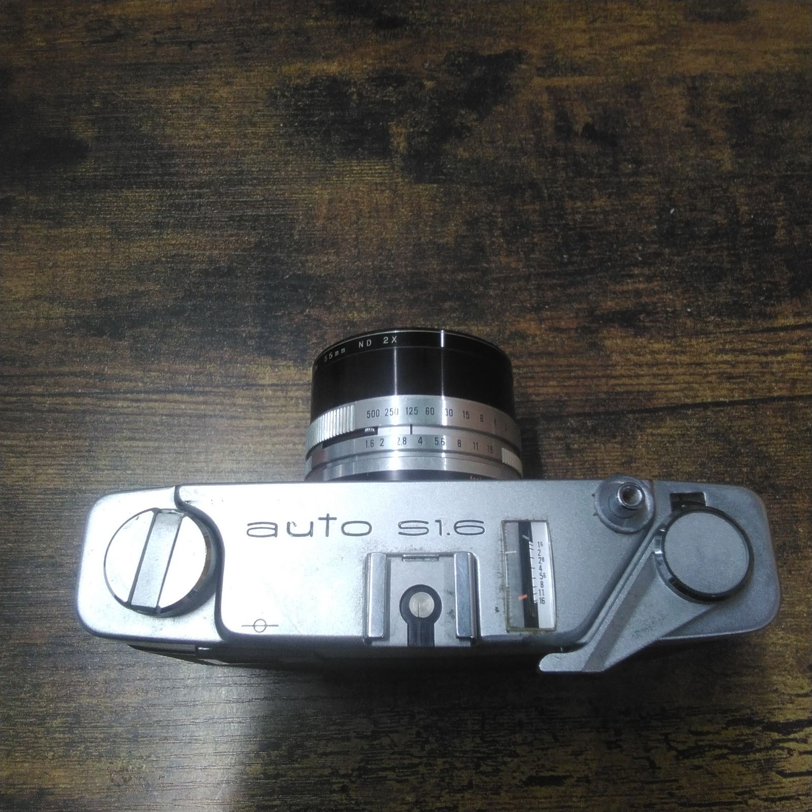 コニカ フィルムカメラ auto s1.6+HEXANON 1:1.6 f=45mm 現状品 ケース