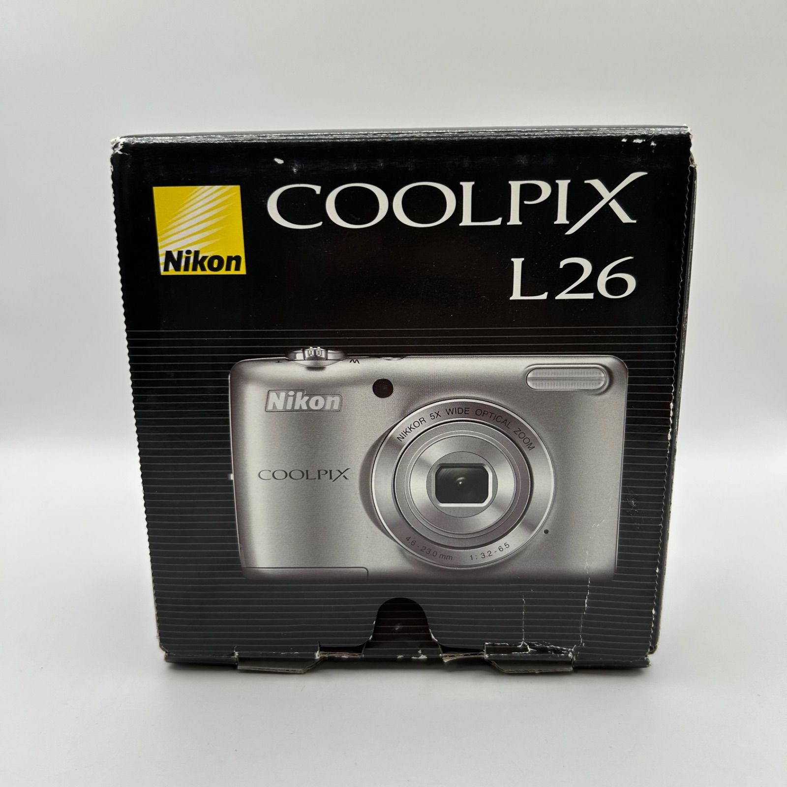 ☆中古☆ニコン/Nikon COOLPIX L26 コンパクトデジタルカメラ（レッド
