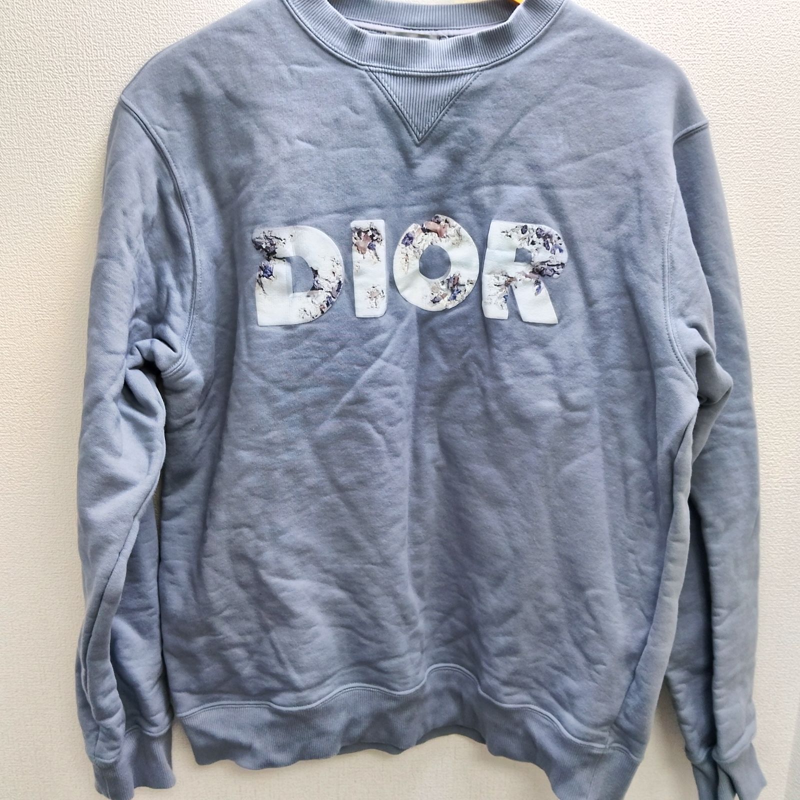 Dior Homme スウェットシャツ ダニエル・アーシャム ライトブルー L 