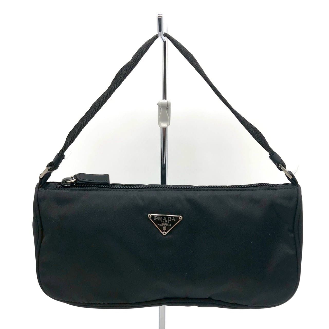 PRADA プラダ アクセサリーポーチ ハンドバッグ ナイロン ブラック 