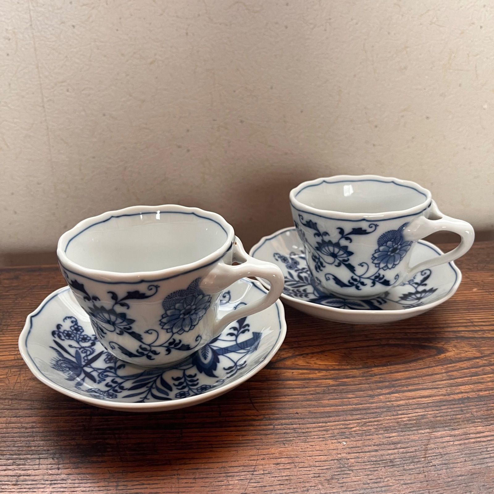 初期刻印 ブルーダニューブ「BlueDanube」カップ&ソーサー 2セット