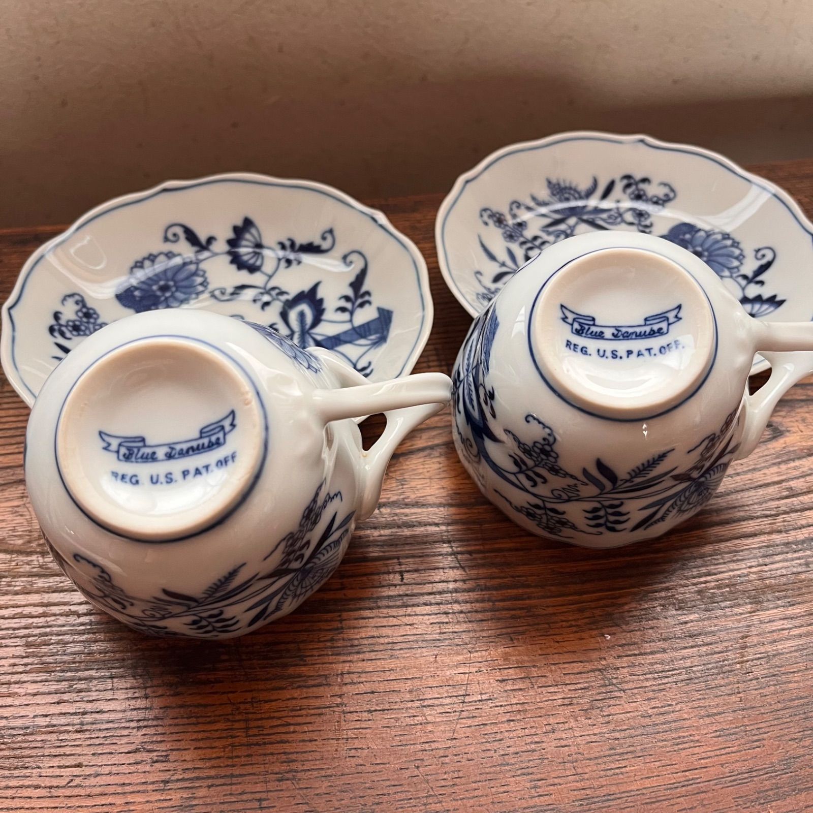 かあちゃんさま専用 4客セットBlueDanube ブルーダニューブ 初期刻印