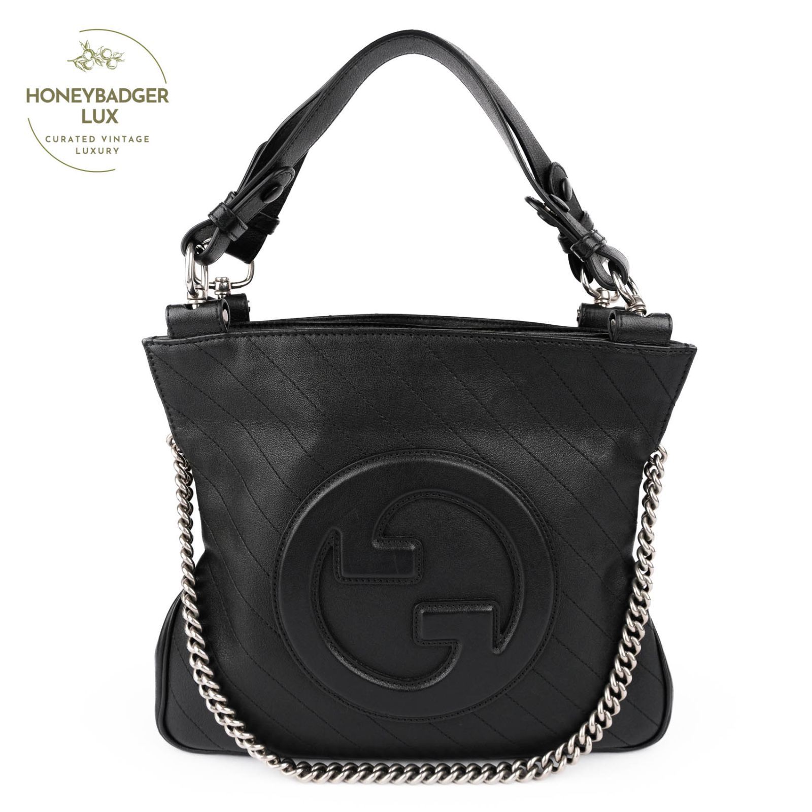 中古】GUCCI グッチ ブロンディ レザー 2WAY ハンドバッグ ショルダー