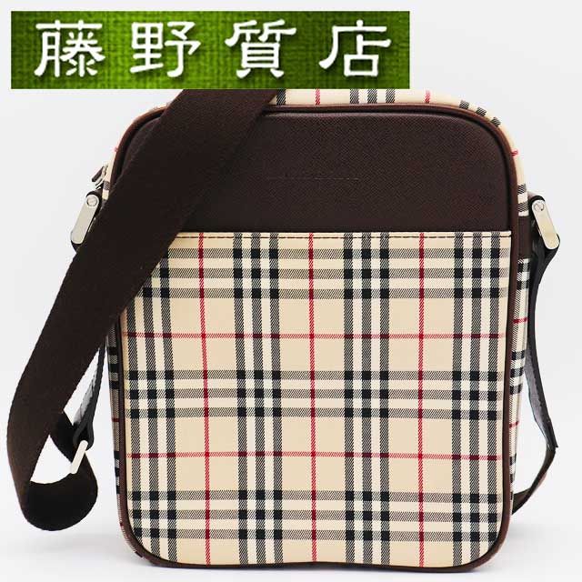 BURBERRY ショルダーバッグ ノバチェック クロスボディ スクエア
