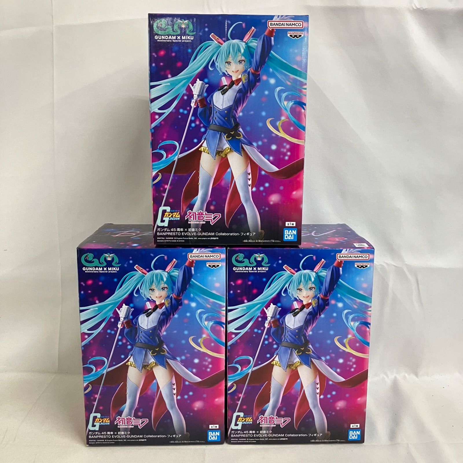 未開封 初音ミク ガンダム45周年×初音ミク BPEV GUNDAM Collaboration 
