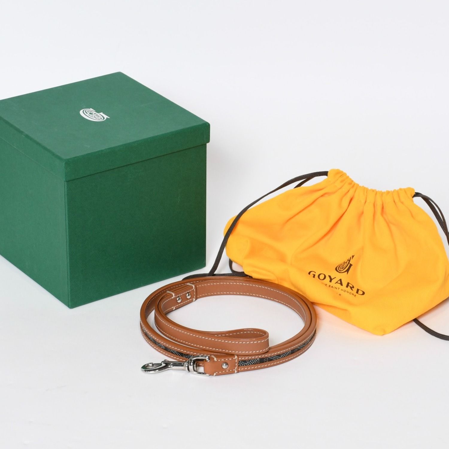 GOYARD ブレスレット レザー ブラウン ブラック 【公式通販】