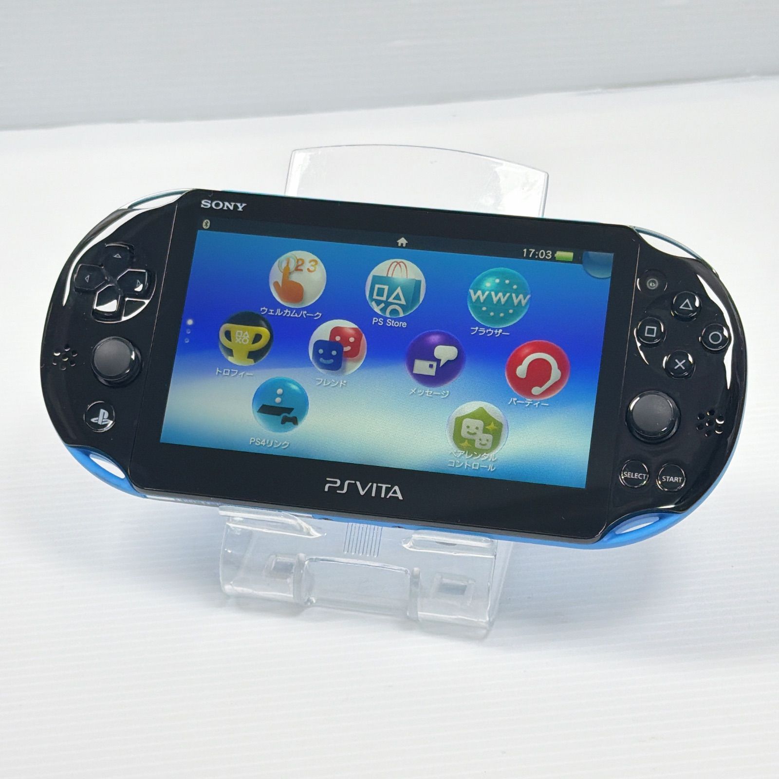 美品】PlayStation®Vita PSP Vita本体 アクア・ブルー PS Vita 本体 
