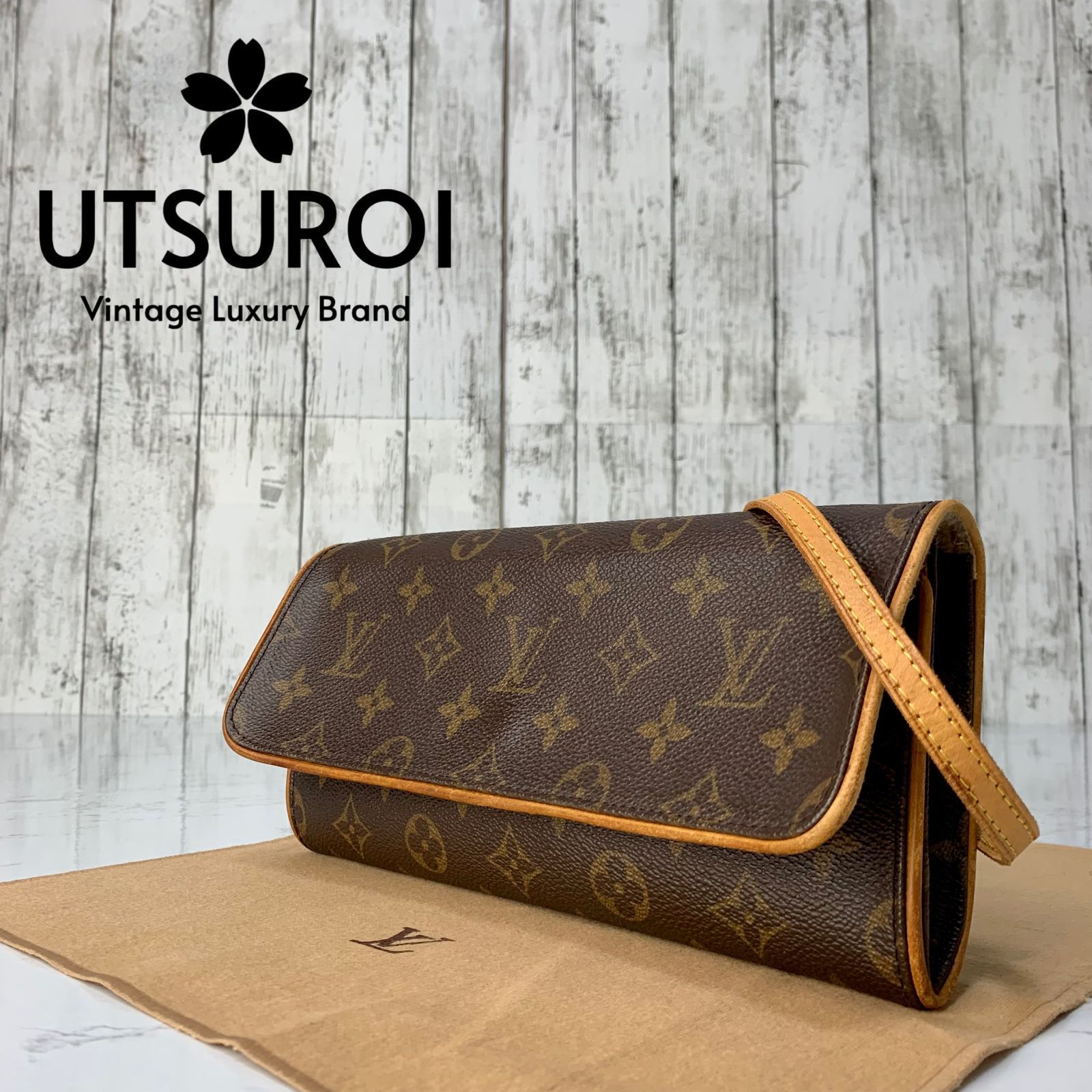 Louis Vuitton ポシェット・ツイン GM モノグラム ショルダー