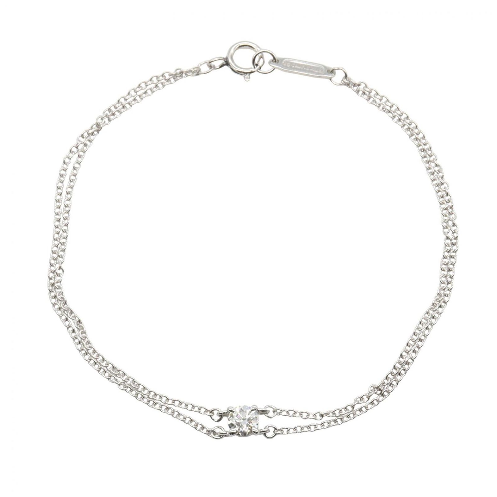 ティファニー TIFFANY＆CO ブレスレット ソリティア ダイヤ 