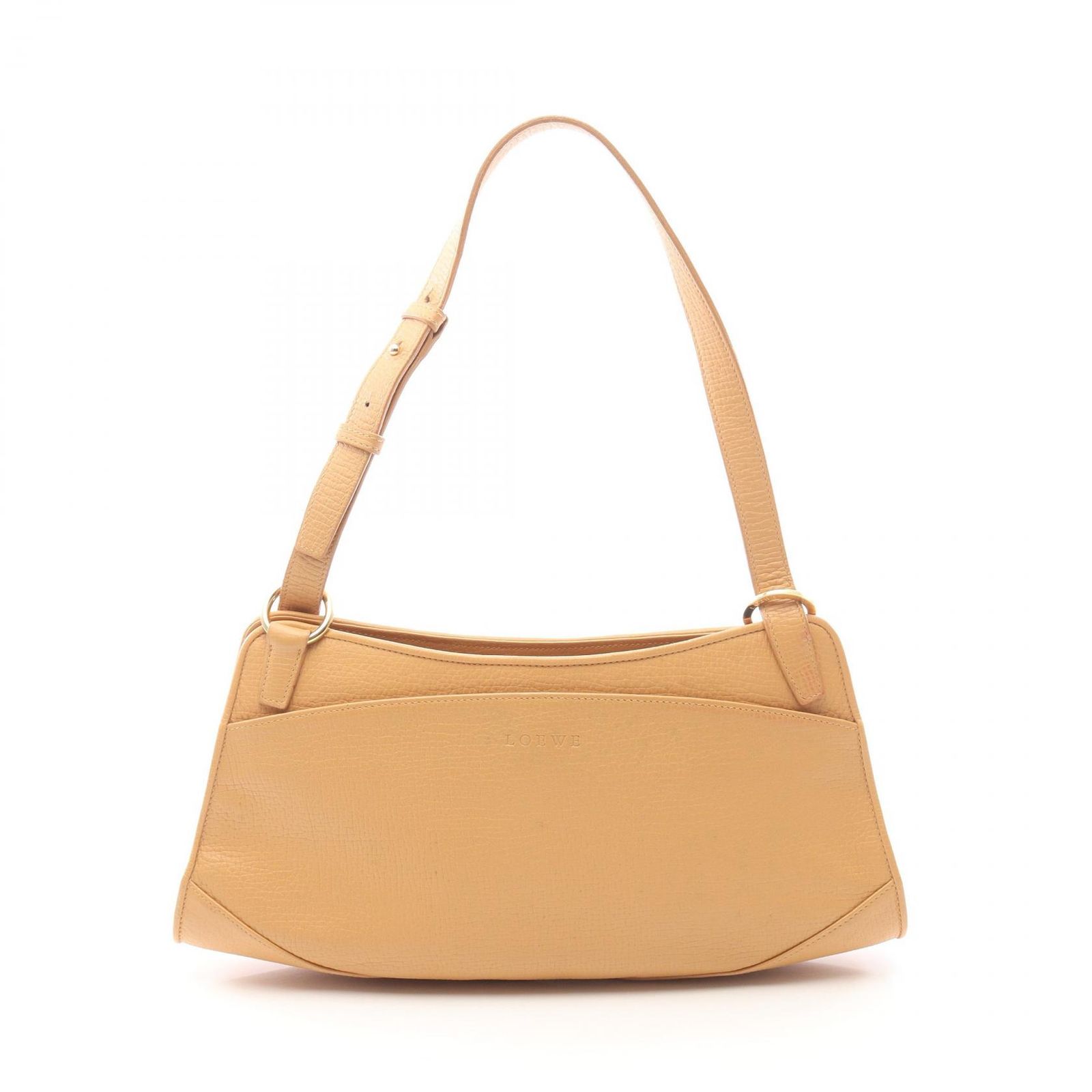 ロエベ LOEWE ショルダーバッグ ベージュ レザー ワンショルダー 