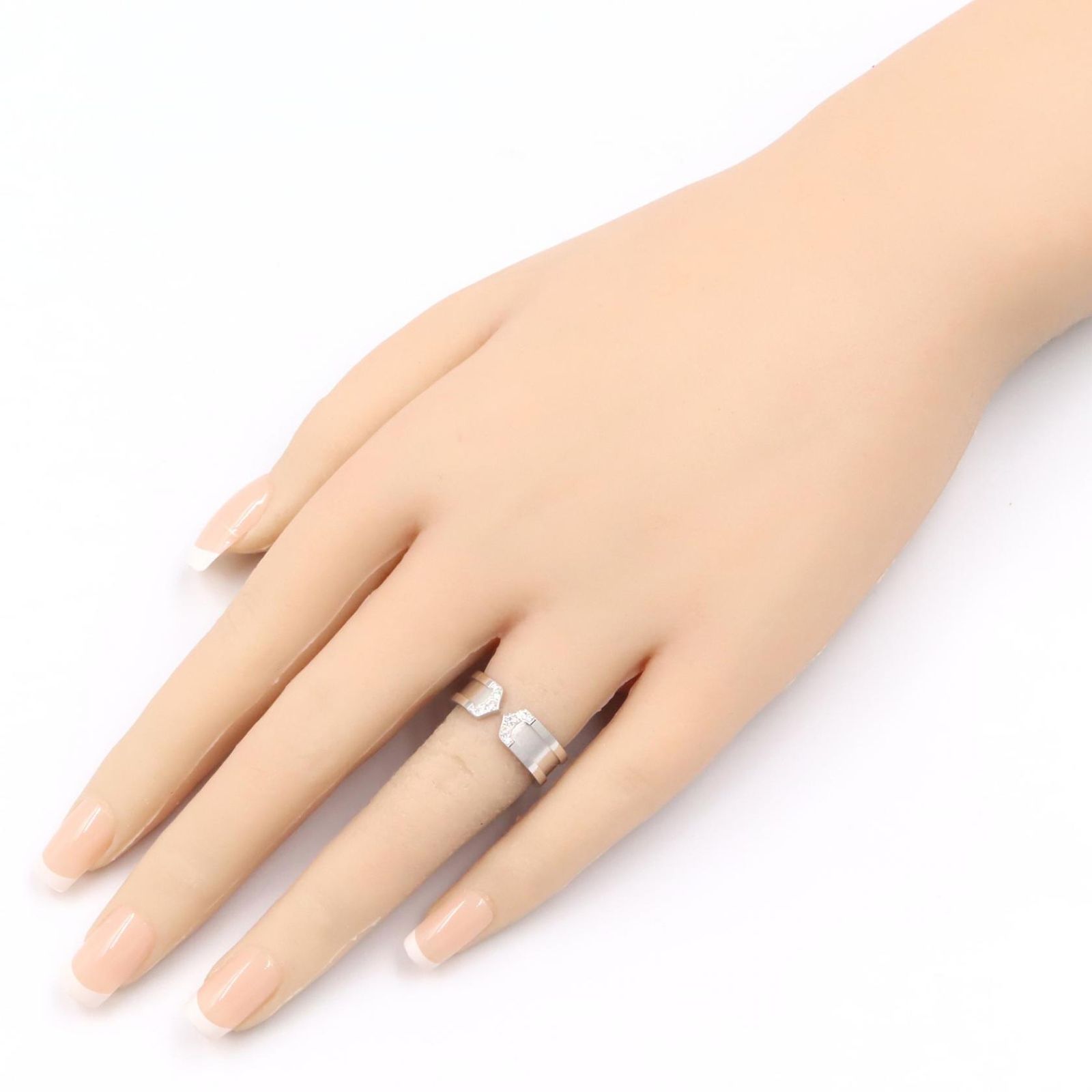 カルティエ CARTIER リング・指輪 C2 リング ダイヤ K18WG（ホワイト 