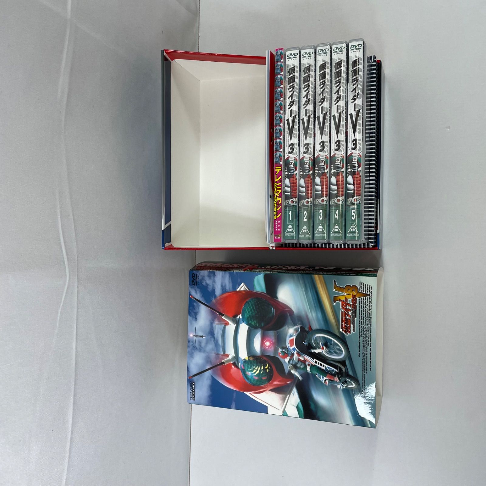 A2808・特撮DVD 仮面ライダーV3 DVD-BOX ※DVDDISC 2.3.4は未開封品 