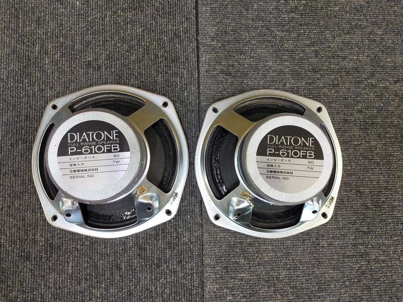 名器】DIATONE P-610FB フルレンジユニット（ペア） スピーカー 8 