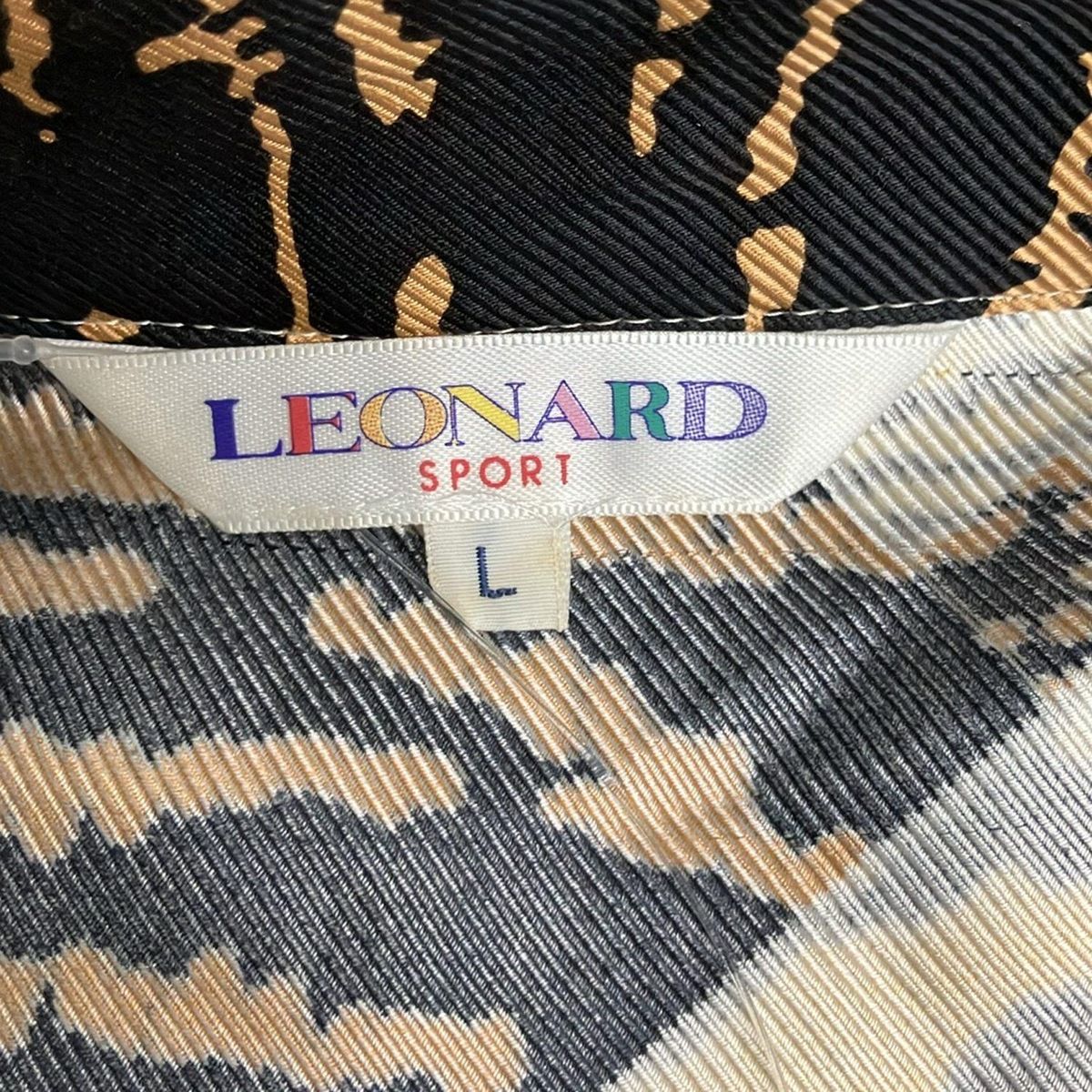 LEONARD SPORT(レオナールスポーツ) 長袖シャツブラウス サイズL 