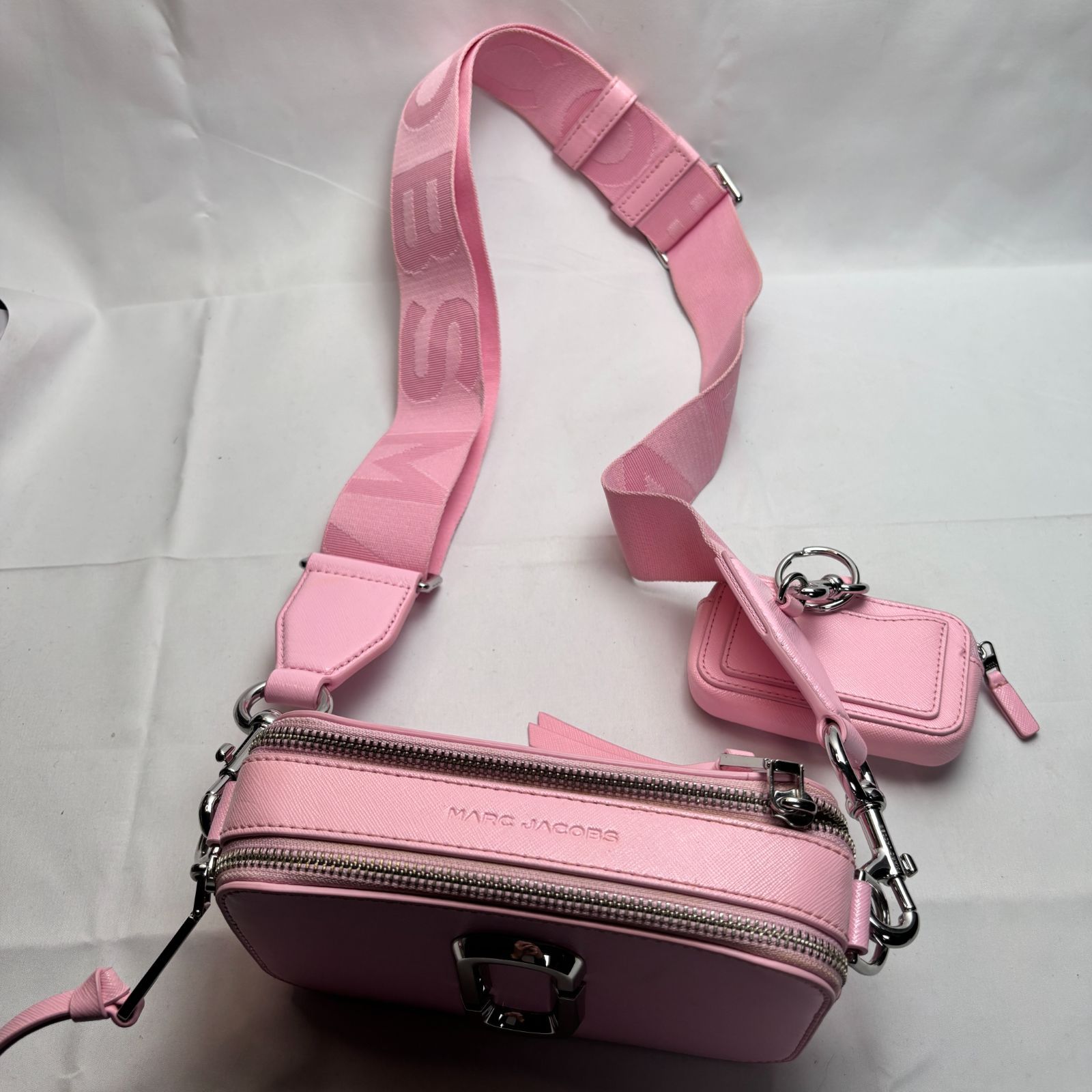 MARC JACOBS ザスナップショット ピンク ショルダーバッグ ミニポーチ 